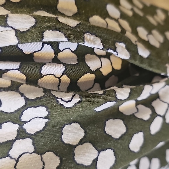 Classic Boden Cotton Green and White Polka Dot Midi Dress, Excellent Condition - Picture 3 of 9